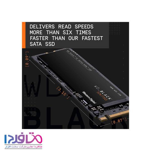 اس اس دی وسترن دیجیتال مدل Black SN750 ظرفیت 2 ترابایت