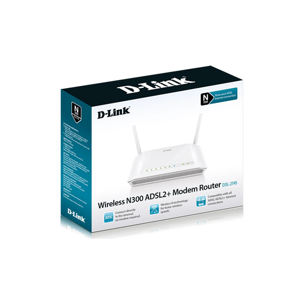 مودم روتر ADSL2 Plus دی لینک مدل DSL-2750U