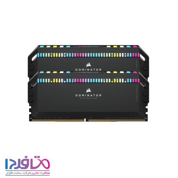 رم کورسیر دو کاناله 64 گیگابایت مدل Dominator Platinum RGB فرکانس 6000 مگاهرتز
