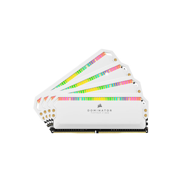 رم کورسیر دو کاناله 32 گیگابایت مدل Dominator Platinum RGB WH فرکانس 5600 مگاهرتز