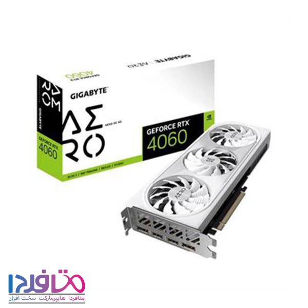 کارت گرافیک گیگابایت مدل GeForce RTX 4060 AERO OC 8G