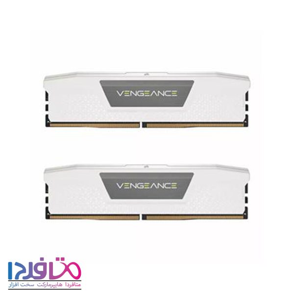 رم کورسیر دو کاناله 64 گیگابایت مدل VENGEANCE White فرکانس 5600 مگاهرتز