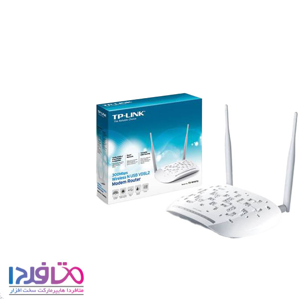 مودم روتر VDSL/ADSL بی‌سیم 300Mbps تی پی-لینک مدل TD-W9970 TP-Link TD-W9970 300Mbps